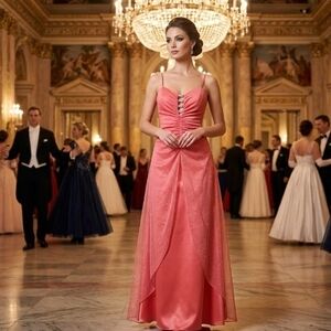 masquerade ball gown Size 9/10 Pink Style 95666